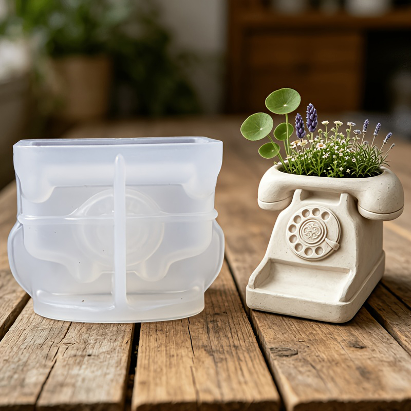 3D Printing Vase - Силиконовая форма для 3D-горшка в виде