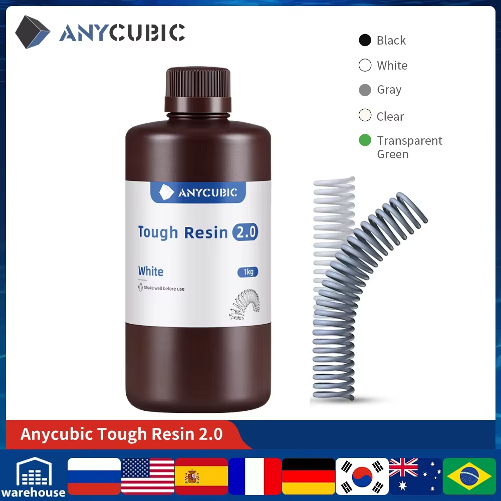 Glue For 3D Printing - ANYCUBIC Гибкая прочная смола 2,0 405