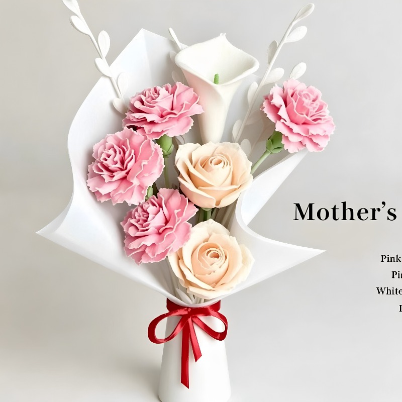 3D Printing Vase - Минималистичная белая керамическая ваза, 3D-печать, ваза