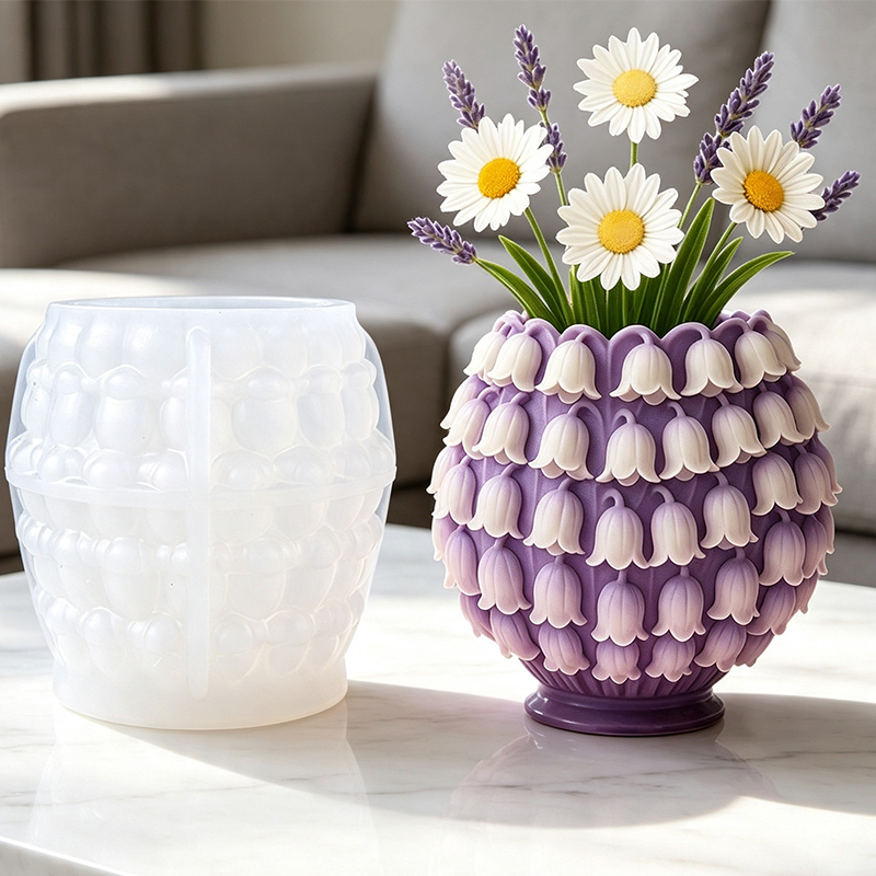 Силиконовая форма 3D «Лилия-го – обзор и цена 3D Printing Vase