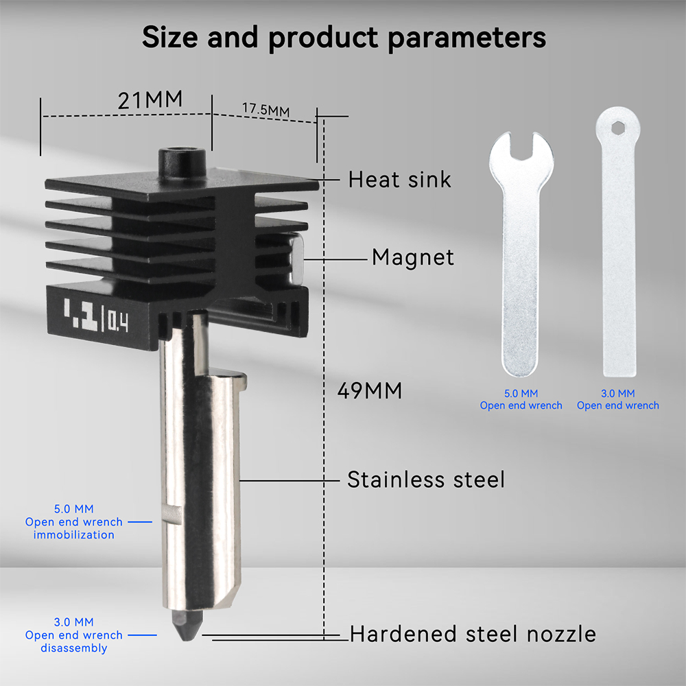 Модернизированный хотэнд для B – обзор и цена 3D Printing Bambu Lab